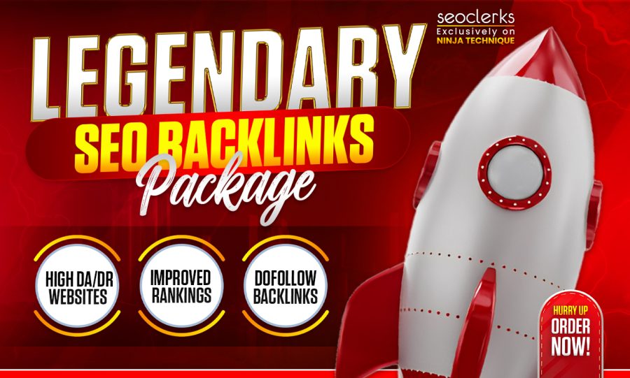 Next level legendary seo backlinks package dr50upto link building