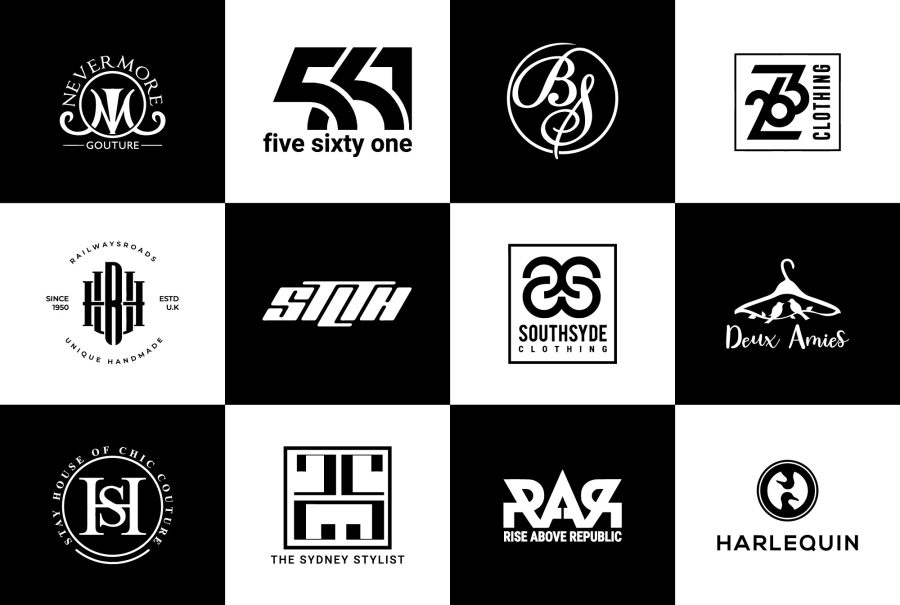 Design modern fashion luxury clothing brand logo 