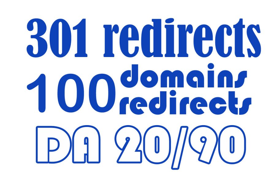 I will provide 301 redirect da backlinks from 40 websites