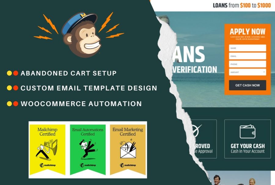 I will Design responsive email template & Setup Mailchimp automation