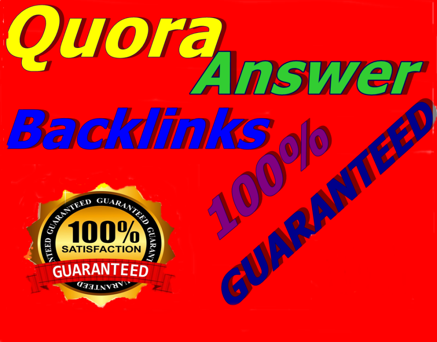 6 High Quality quora  baclinks 100% Guaranteed targeted traffic 