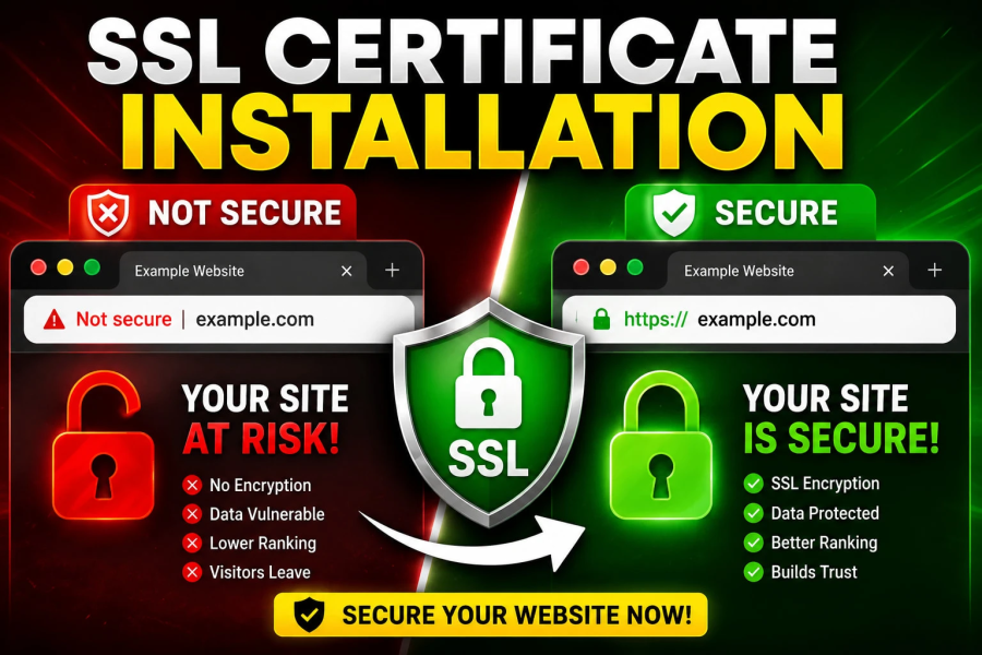 Fix SSL errors, install or renew SSL certificate on any website