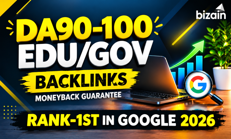 TOP OFFER- I Will Create High PR DA90-100 + 20 EDU/GOV Backlinks To Rank 1st In Google ONLY BIZAINSE