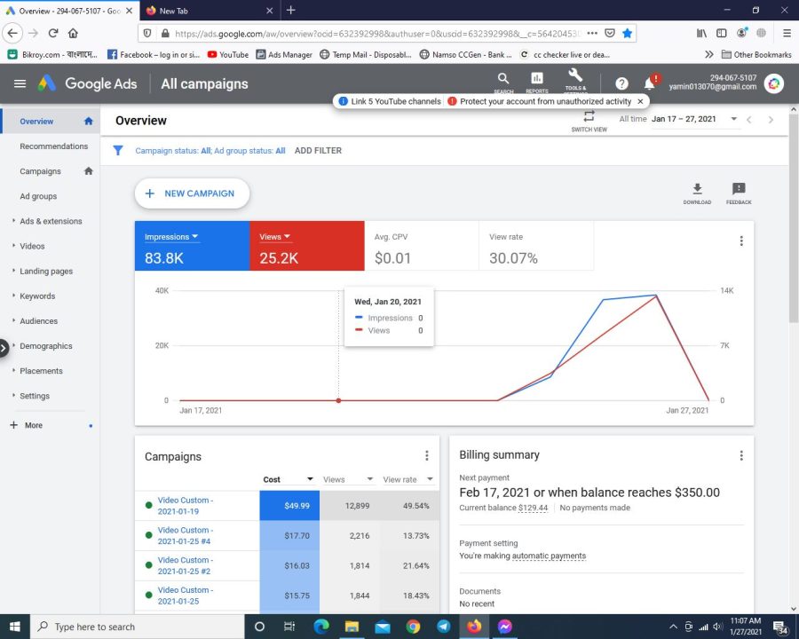 Set up google Adword campaigns and boost your search ads