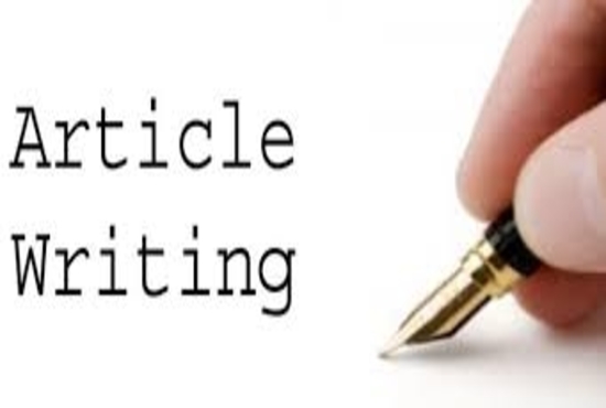 well researched and 500 word quality article or blog