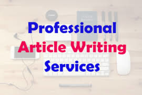 well researched and 500 word quality article or blog