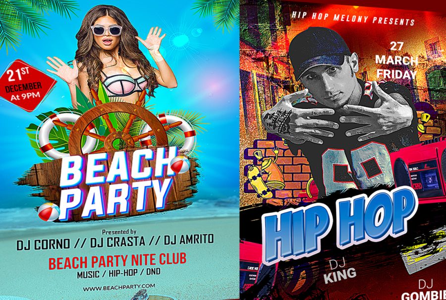 I will create unique party, dj, disco, club, motion design