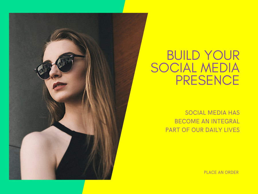 You wil get an ad designed according to your specifications