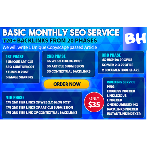 I'll Create High Quality Backlinks