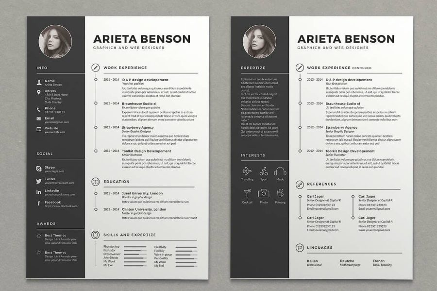Do professional CV/Resume design