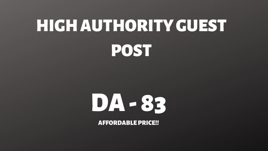 High authority Guestpost on DA -83 website with backlink.
