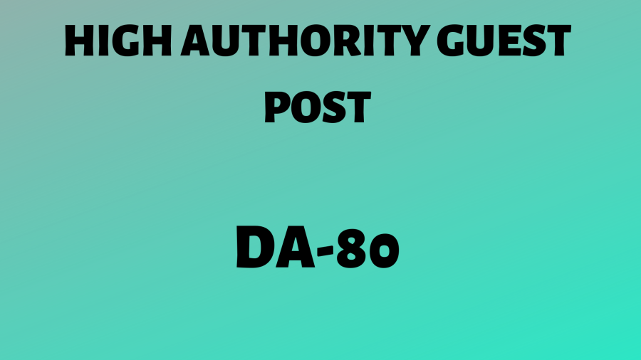 Guestpost on DA-80 website with a backlink.