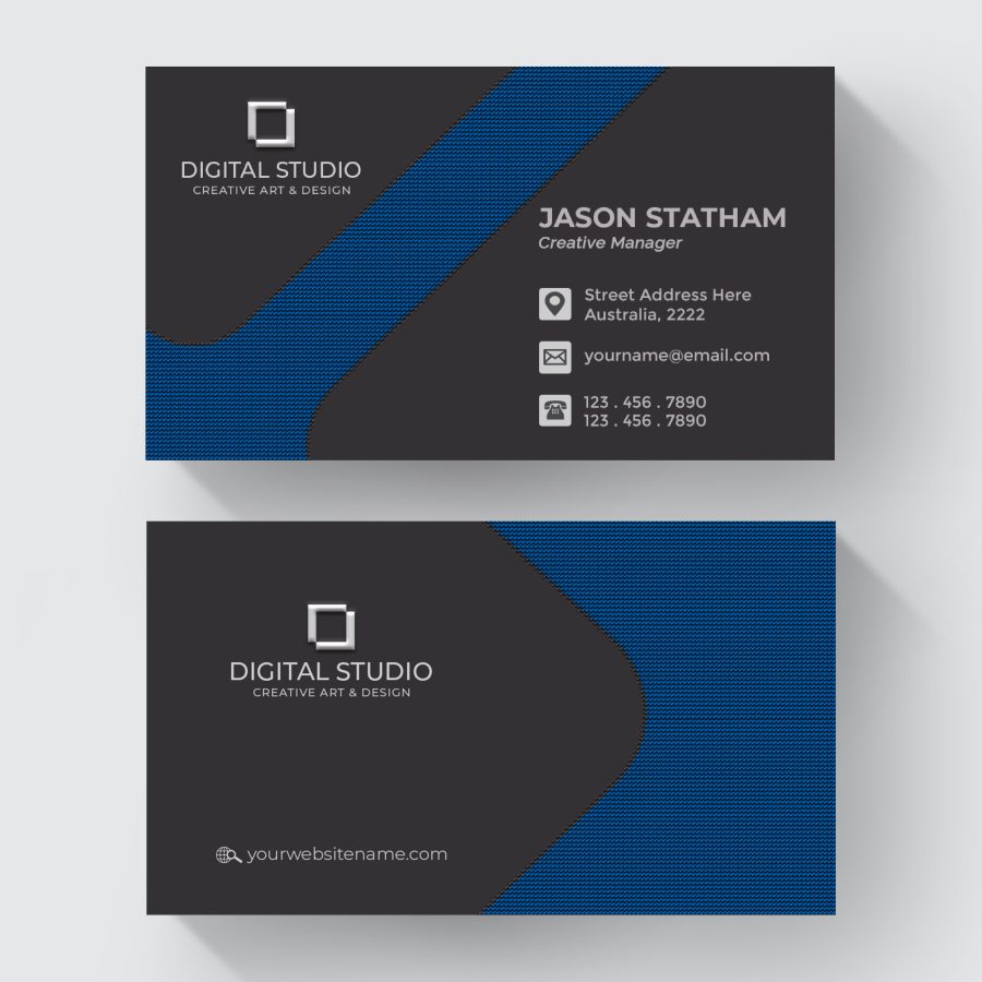 Design eye-catching business card, visiting card in a Day