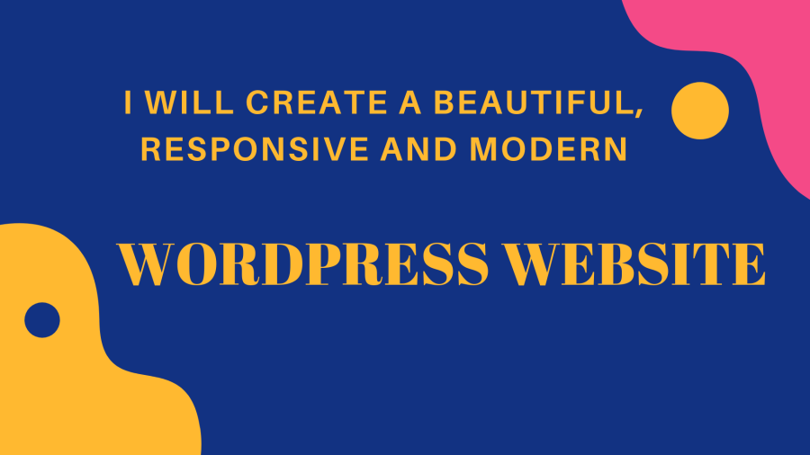 Create Responsive, modern, SEO friendly Wordpress website