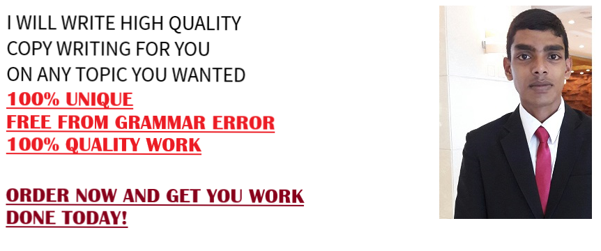 HIGH QUALITY COPY WRITING SERVICES FOR YOU 