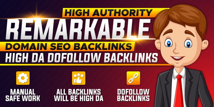 100 Remarkable Domain Good Authority SEO Dofollow Backlinks Good DA Sites
