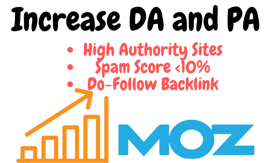 Increase MOZ DA (Domain Authority) PA (Page Authority) of your website with dofollow backlinks