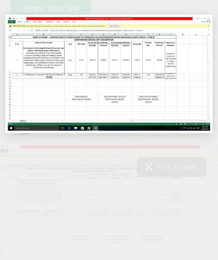 All type Excel data entry virtual assistant
