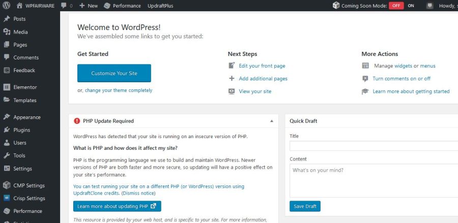 install wordpress,setup theme and customization your website