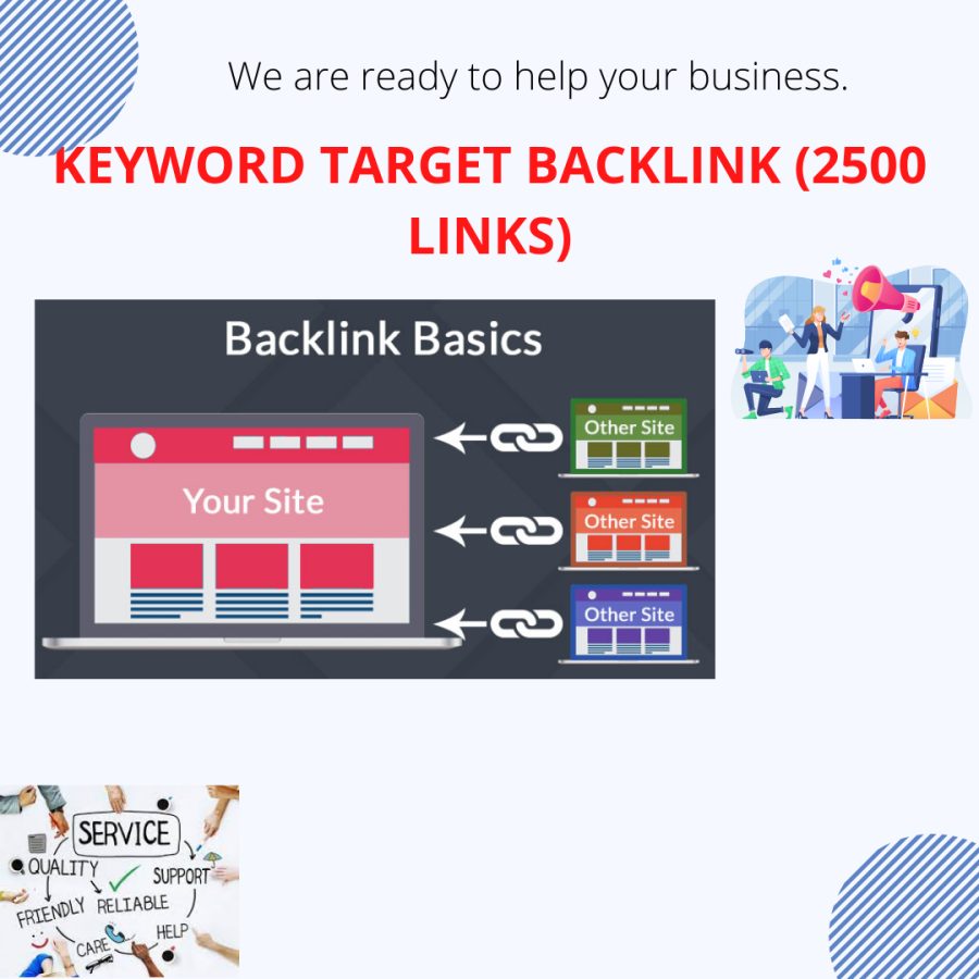 10xSEO - 2500 Keyword Targeted Backlinks HIGH DA PA 100% Do Follow Only