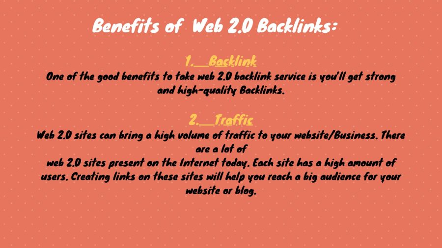 I'll build 20 high authority web 2.0 backlinks