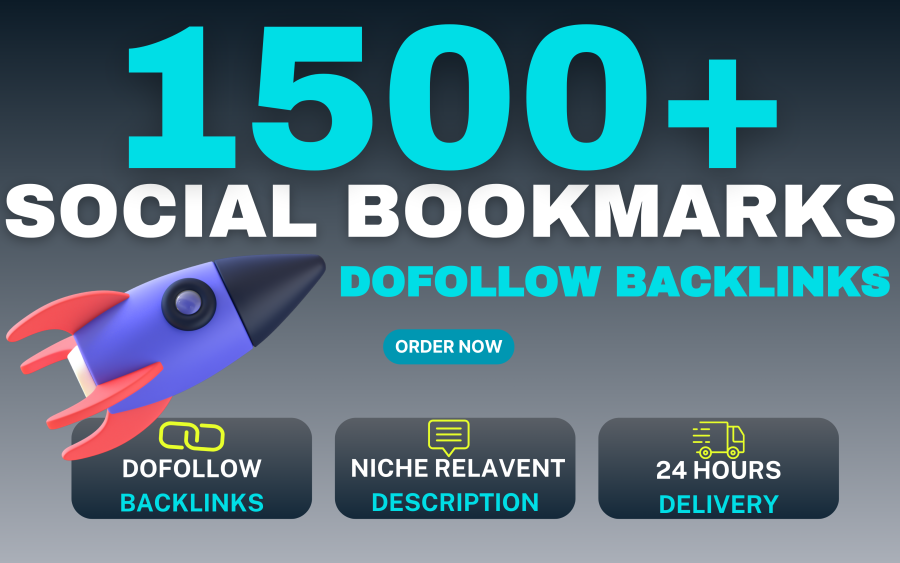 Boost Your Online Presence: Get 1500+ Live Social Bookmarking Links in Just 24 Hours