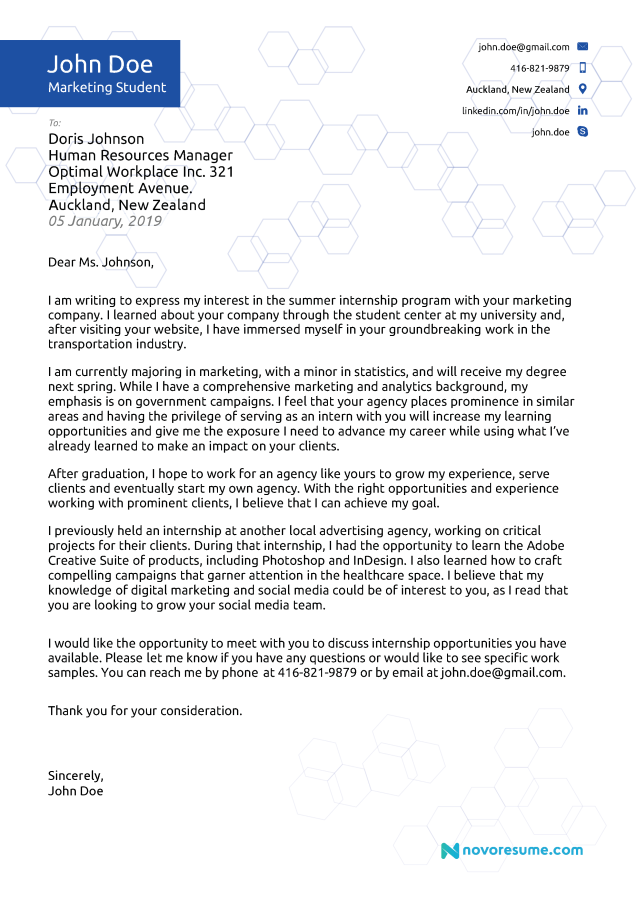 Write a professional email or letter on your behalf
