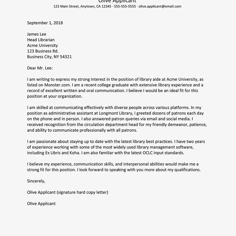 Write a strong recommendation or character reference letter
