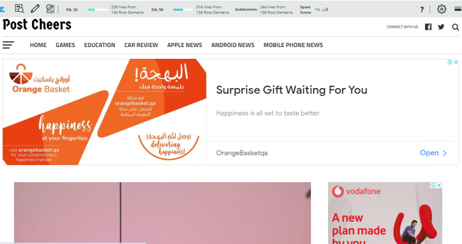 Guest Post from PostCheers.com with DA 50+ Do-Fallow: General Blog