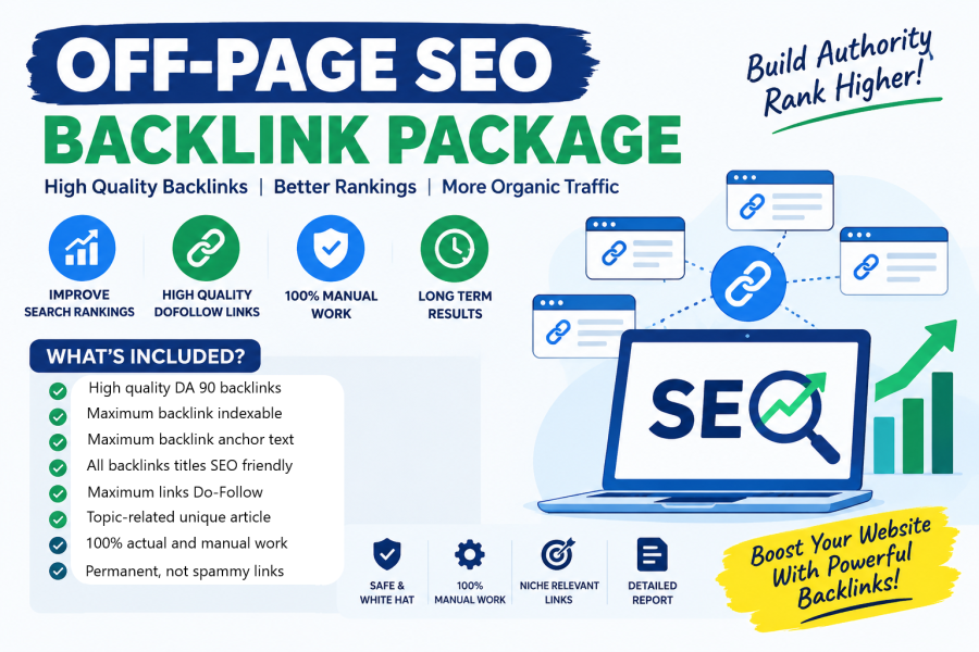350 High-Quality Off-Page SEO Link Building Service