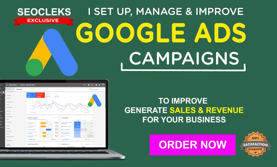 I will Setup, Manage & Optimize Google Ads Campaign
