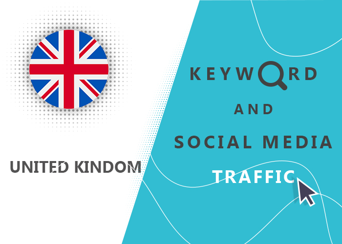 UK Organic Keyword And Social Media Traffic