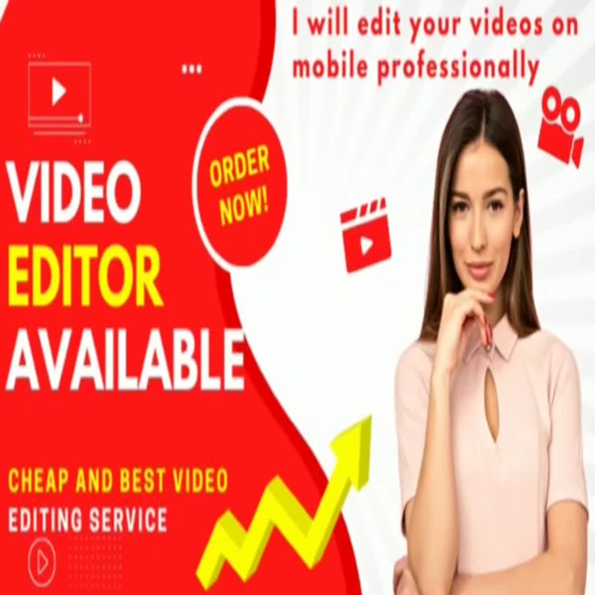 I will edit videos on mobile youtube vlog family video wedding