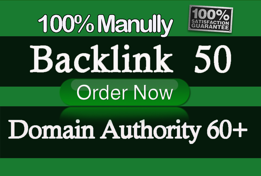 I will build high authority da,dofollow backlinks