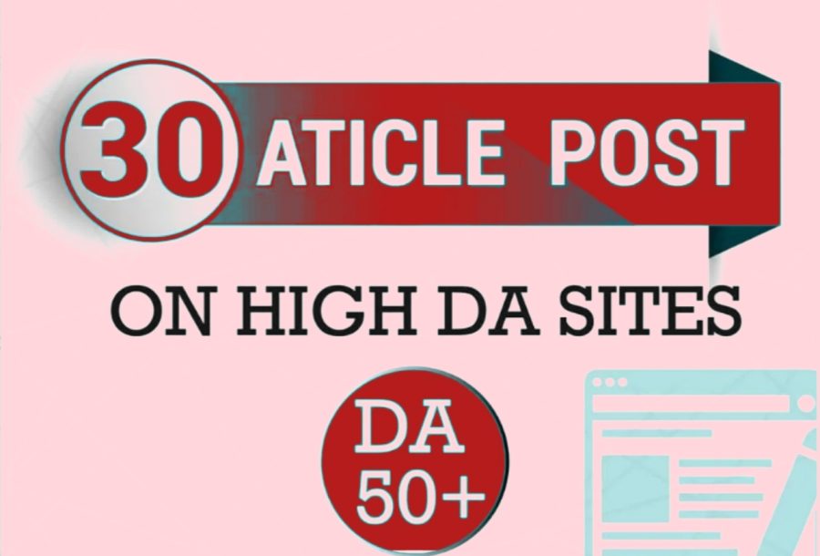 I will make 30 article submission in SEO backlinks. 