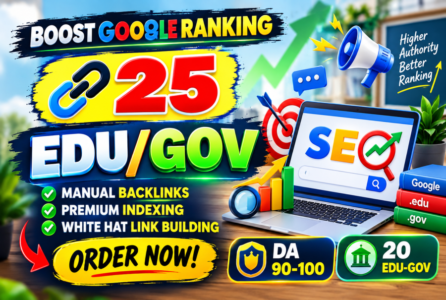 Premium 25 EDU/GOV Backlinks Manual Created From Top Universities Domain Only Adamseo