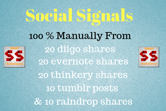 Instant 25, Live Social Bookmarking Links within 24 hours