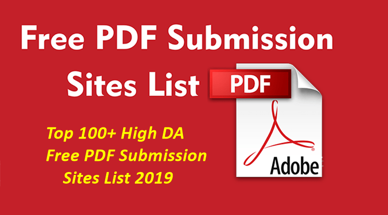 Manually SUBMIT Your PDF Doc.To 10 Sharing Sites on internet