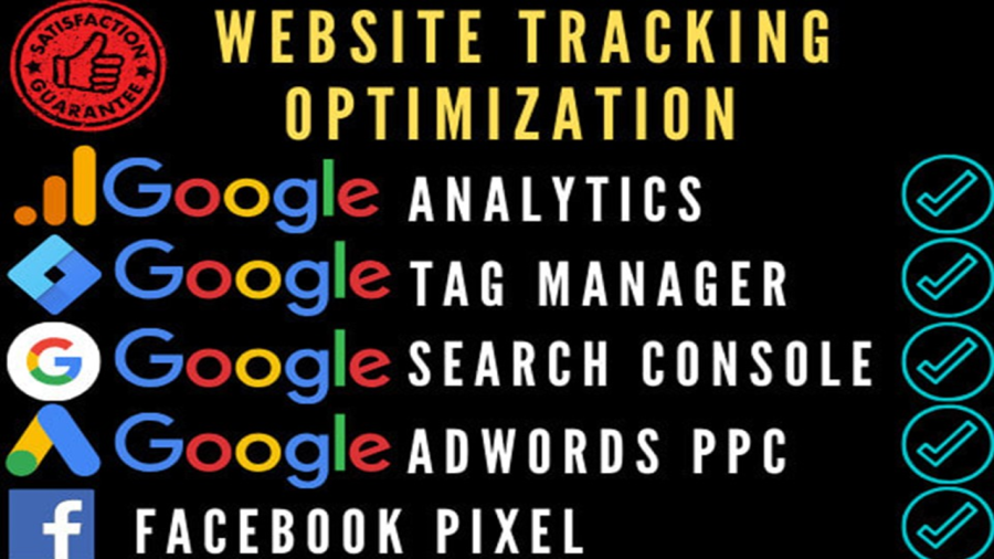 Setup Google Analytics, Google Tag Manager, Google Search Console & fb Pixels 