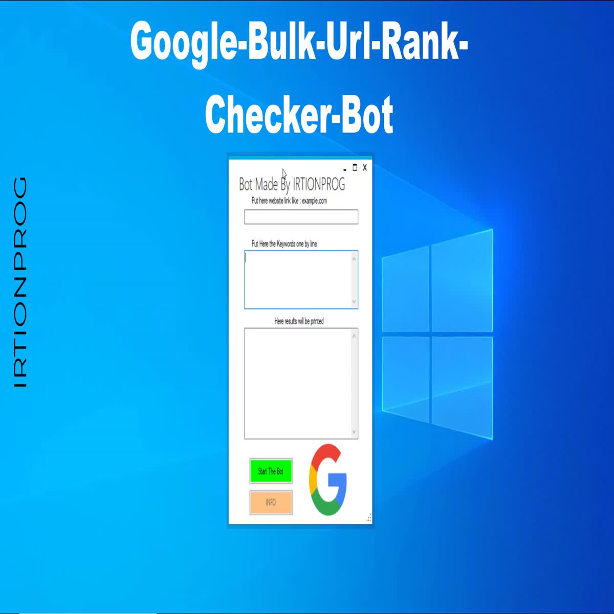 Google Bulk Url Rank Checker Bot