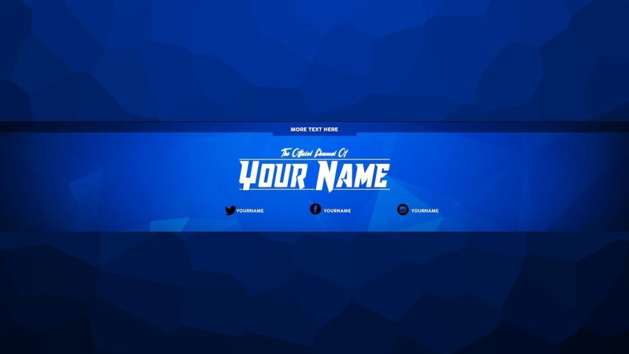 Professional Bannner for Your Youtube