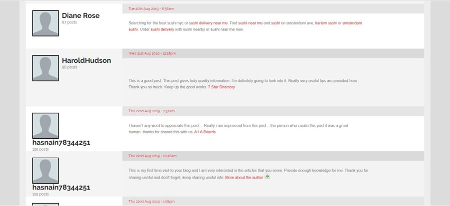 manually 60 forum Posts seo backlinks for google ranking