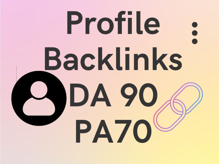 I will do 50 Profile High Authority SEO Backlinks Manually 
