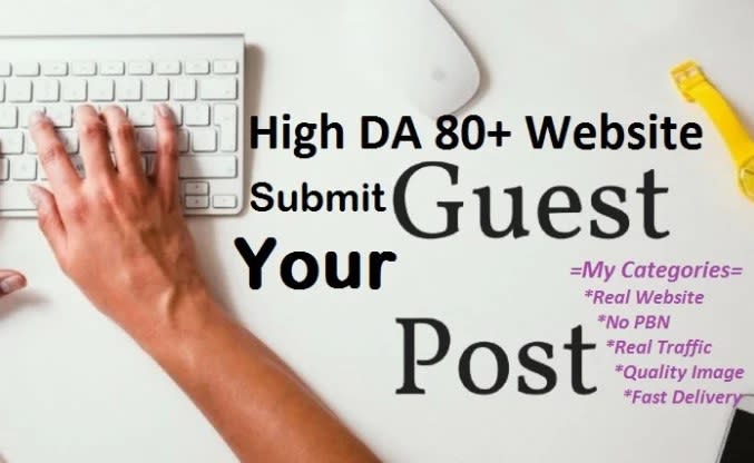 I will Publish your Guest Post on DA 50+ Websites 