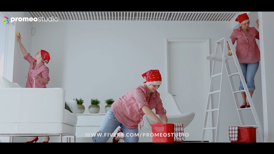 I will make a cleaning service cinematic video commercial
