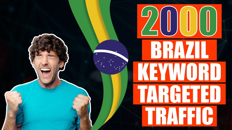  2.000 real Brazil Visitors to your Website - Keyword Targeted