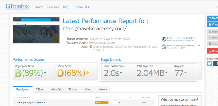 wordpress speed optimization and improve page speed