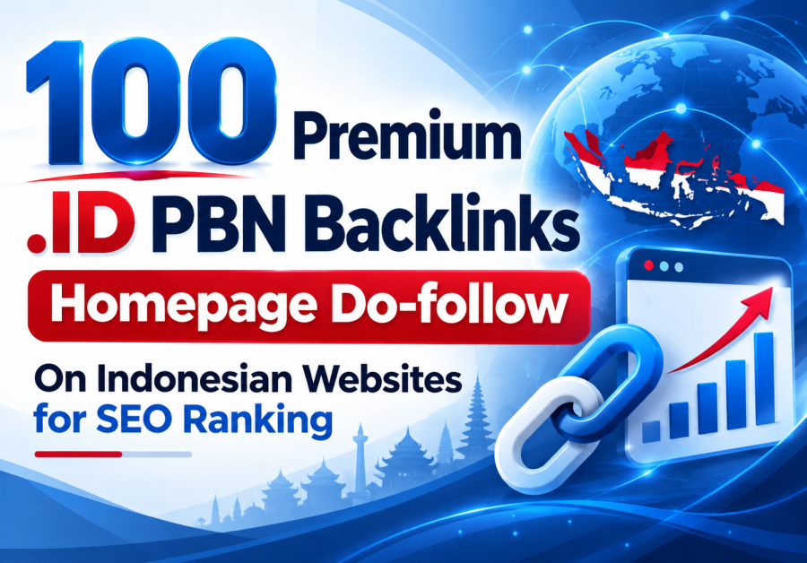 I Will 100 Premium .ID PBN Backlinks Homepage Do-follow On Indonesian Websites for SEO Ranking