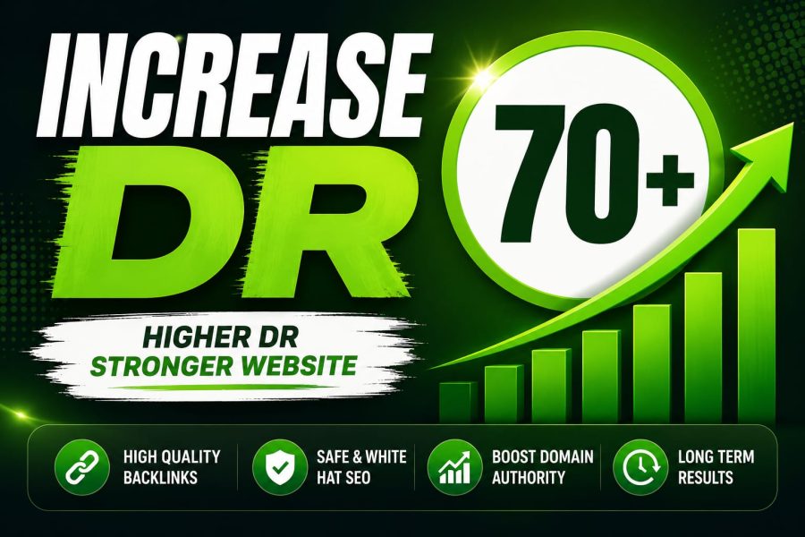 Increase Your Website Ahrefs DR to 70+ With Manual And Guaranteed Results