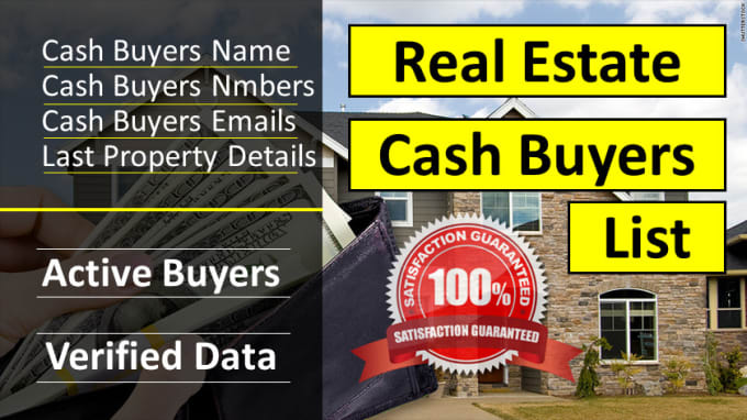 I will provide active real estate buyers for your real estate properties 